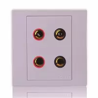 正泰 CHINT NEW7-U31700 四孔音响插座(包装数量 1个)