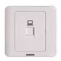 西门子 SIEMENS 5TG0121-1CC1 远景雅白一位电脑插座5TG0 121-1CC1(包装数量 1个)