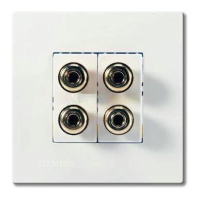 西门子 SIEMENS 5TG08191NC1 灵致通讯插座5TG08191NC1灵致雅白WHITE四接线柱灵致音响插座