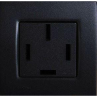 西门子 SIEMENS 5UB0770-3NC3 灵动面板插座5UB07703NC3 灵动金属黑一位25A三相四线插座