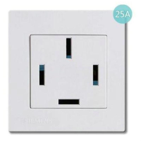 西门子 SIEMENS 灵致三相四线面板插座5UB08701NC1灵致雅白WHITE一位三相四线插座