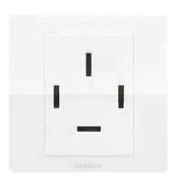 西门子 SIEMENS 悦动三相四线面板插座5UB80553NC01悦动雅白一位25A三相四线插座(包装数量 1个)