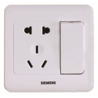 西门子 SIEMENS 5UB0108-1CC1 远景雅白二三极插座带开关5UB0 108-1CC1