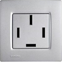 西门子 SIEMENS 5UB0770-2NC2 灵动面板插座5UB07702NC2 灵动金属银一位25A三相四线插座