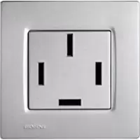 西门子 SIEMENS 5UB0770-2NC2 灵动面板插座5UB07702NC2 灵动金属银一位25A三相四线插座