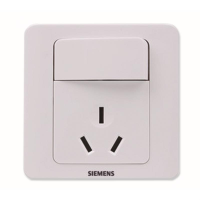 西门子 SIEMENS 5UB0105-1CC1 远景雅白一位三极插座带开关5UB0 105-1CC1