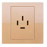 西门子 SIEMENS 悦动三相四线面板插座5UB80453NC03悦动香槟金一位16A三相四线插座