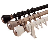 加厚静音窗帘杆