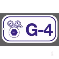 京苏 BS-ESA014L 能源识别点挂牌-气压能 G4,50*64mm,1mm铝板,2个/包(包装数量 2个)