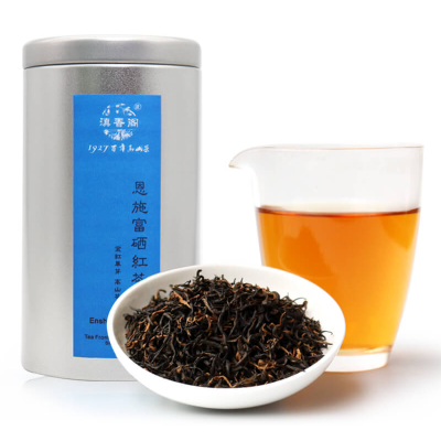 滇香阁 宜红红茶罐装80g 高山春茶头春采摘浓香型特级红茶