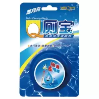 蓝月亮 Q厕宝 洁厕宝（松木香型）50g*单块装 蓝泡泡