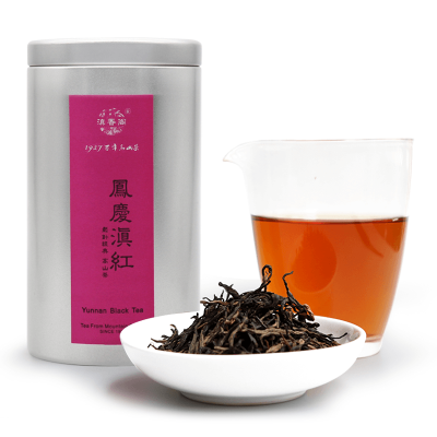 滇香阁-松针礼茶(春)100g罐装 云南凤庆头春滇红茶浓香型茶叶特级高山春茶