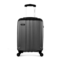 外交官 拉杆箱 DS-1287B 38×22×55cm,20英寸 (黑色)