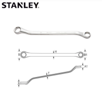 史丹利 公制精抛光45°角双梅花扳手12*14mm93-904-1-23