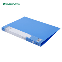 三木(SUNWOOD)AB201A/P 标准型单强力夹/文件夹 蓝色 20支