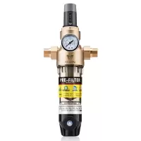 特洁恩(tjn)前置过滤器家用反冲洗净水器全屋自来水过滤器DF35尊享版 360度万向安装 带稳压功能