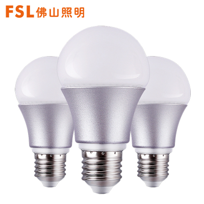 FSL佛山照明LED灯泡 E27灯头螺口球泡室内7w1-45W节能灯泡LED光源冷光(5000K以上)