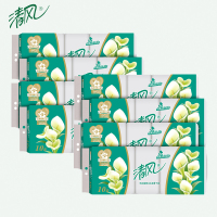 清风 B01B妇婴专用长卷100克无芯卷纸卫生纸 8提/箱（10卷/提）