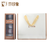 竹印象 (BAMBOO IMPRESSION) 竹纤维抗菌男袜礼盒装 男士 zyx-04021