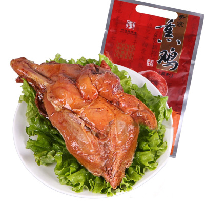 沟帮子 传统熏鸡烤鸡熟食卤味真空鸡肉零食 700g