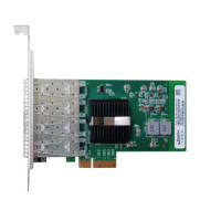 Femrice FM-NHI350AM4-F4 单模模块千兆四口光纤网卡PCI-E X4有线网卡 含单模模块