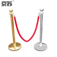 京苏 JT1132 不锈钢迎宾杆(配银钩红绒绳)(包装数量 1个)