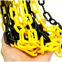 京苏 JT1231 6mm黄黑警示链 塑料链条(包装数量 1个)