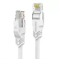 自营 新品 安普康(AMPCOM)AMC6WT71830六类非屏蔽无氧铜网络跳线(网络级白色)3米