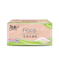 洁柔 抽纸 粉Face系列 三层120抽*3包 面巾纸