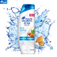 海飞丝(Head & Shoulders)洗发水柔润滋养400ml 持久去屑柔顺滋养 12瓶装