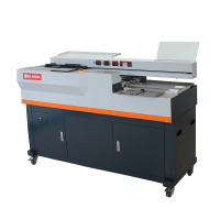 震旦(AURORA)AM430-A3全自动柜式无线胶装机标书文件合同热熔胶粒装订机A3幅面7寸全触屏60mm双胶轮+侧胶