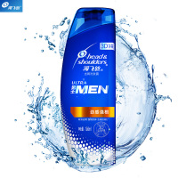 海飞丝(Head & Shoulders)男士洗发水劲感强根190ml 持久去屑去油止痒 清香型 24瓶装