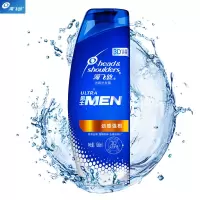 海飞丝(Head & Shoulders)男士洗发水劲感强根190ml 持久去屑去油止痒 清香型 24瓶装