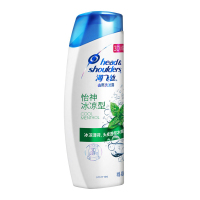 海飞丝(Head & Shoulders)怡神冰凉洗发水露乳400ml清爽控油薄荷去屑男女士