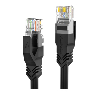 自营 新品 安普康(AMPCOM)AMC6BK71830 CAT6类电脑路由器网络连接线 3米