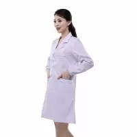女医生长袖白大褂冬款
