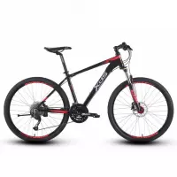 喜德盛山地自行车2020款逐日600青春版黑红17寸