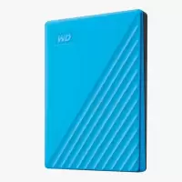 西部数据(WD)4TB USB 3.0 移动硬盘My Passport随行版 2.5英寸 蓝色WDBPKJ0040BBL