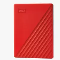 西部数据(WD)4TB USB 3.0 移动硬盘My Passport随行版 2.5英寸 红色WDBPKJ0040BRD