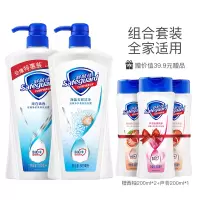 舒肤佳 沐浴露套装沐浴乳液 纯白700ml+海盐680ml送西柚200ml*2+芦荟200ml*1 长效保护 无皂基