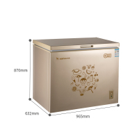 双鹿冷柜BC/BD-258ST金色