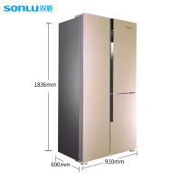 双鹿冰箱 BCD-422WTGVE 玫瑰金