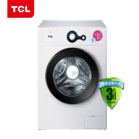 TCL 洗衣机 TG-V80 8公斤 全自动滚筒洗衣机 芭蕾白