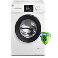 TCL 洗衣机 XQG90-12303B 9公斤 家用变频滚筒 超大容量 洗衣机全自动 芭蕾白