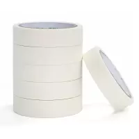 【得力deli】 30670 美纹纸胶带24mm*20y*145um(微黄)6卷/筒 （ 单位：筒）