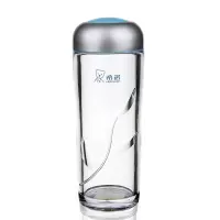 希诺(HEENOOR) XN-8001 塑料杯男女耐摔防漏水杯 单个装