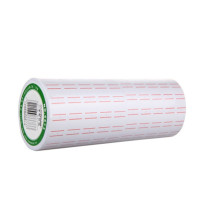 Zs-三木(SUNWOOD) 6673 通用单排标价纸21×12mm 10卷/筒 单排 白色