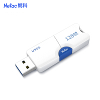 新品 朗科(Netac)128GB USB3.0 U盘U905 精灵推拉式高速闪存盘 加密U盘