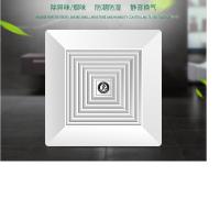 金羚（JINLING）厨房卫生间排气扇吊顶换气扇管道排风扇吸顶扇6寸BPT12-14-2开孔208*208(mm)