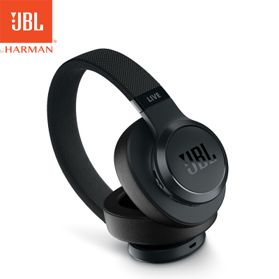 JBL LIVE 500BT 智能语音AI无线蓝牙耳机/耳麦 头戴式+运动耳机 有线耳机通话游戏耳机 黑色